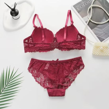Lace Sexy Charming Women Underwear Lingerie Bra Brief