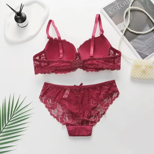Lace Sexy Charming Women Underwear Lingerie Bra Brief
