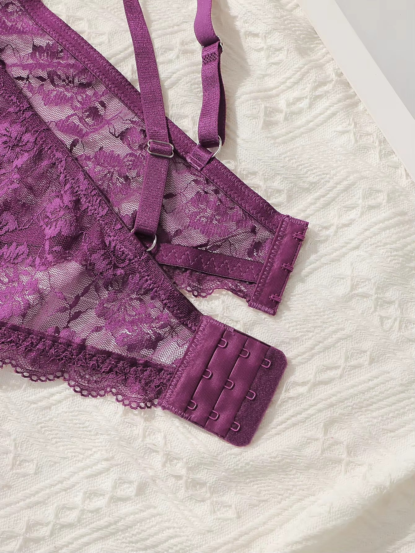 Plus Size Lace Bra for Women Underwire Non Padded Full Coverage Unlined Breathable Lingerie Sexy Bras Big Cup Daily Wear