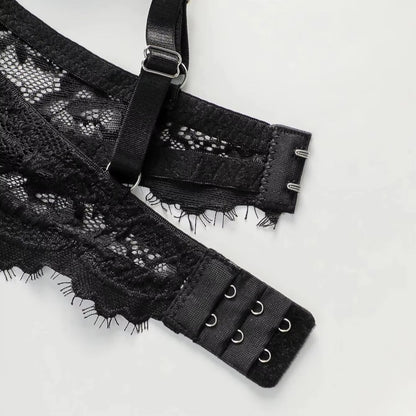 Sexy Heart Print Lace Push Up Bra Underwire Padded T-shirt Bras For Women Comfort Lift Breathable Lingerie 70B-85B