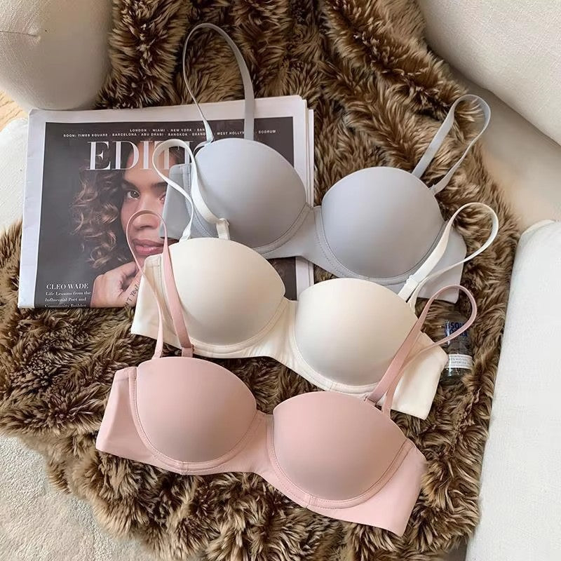 Summer Sexy Women's Bra Simple Soft Thin Pad Bralette Invisible Brasiere Sexy Lingerie Seamless Bras 2027 New Push Up Underwear
