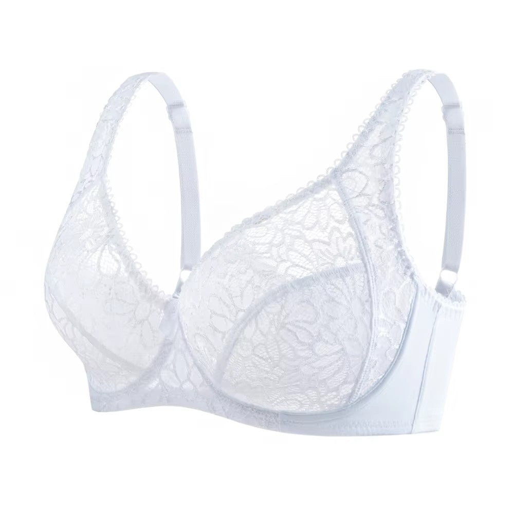 Plus Size Bras For Women Lace Modern Ladies Elegance Brassiere Underwear Sexy Lingerie Tops C D DD E F Cup